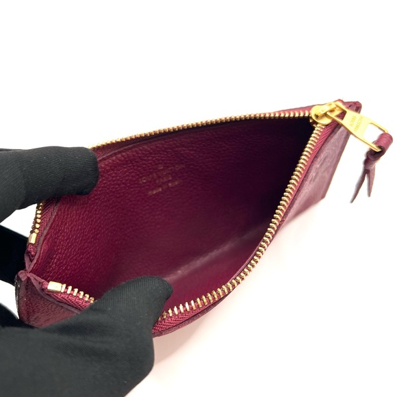 Authentic LV Louis Vuitton Monogram Empreinte Sarah Bifold Long Wallet W/ Insert - Picture 11 of 12